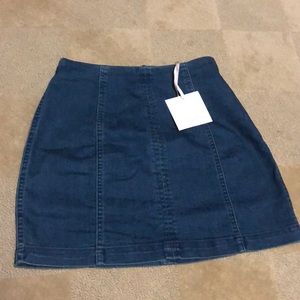 Honey belle jean skirt